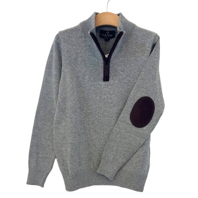 Gender Neutral Conner Half Zip Sweater - Leo & Zachary