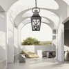 Maggift Outdoor Wall Lights Chandelier Lampshade, Light Fixture Waterproof for Porch Foyer Doorway Front Door, Black, 7"*7"*15.88" - 4 of 4