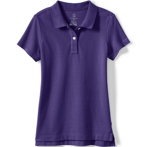 girls purple polo shirt