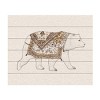 Trademark Fine Art Florent Bodart Ours Blanc Wood Slat Art - 3 of 4