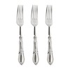 Smarty Had A Party Silver Baroque Plastic Dinner Forks - 240 pcs - 2 of 4