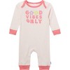 Onesies Brand Baby Girls' 3-Pack Lap Shoulder Footless Pajamas - 4 of 4