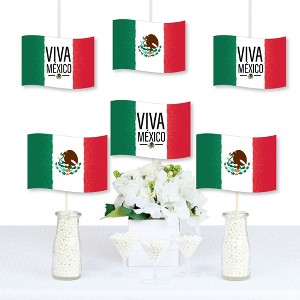 Big Dot of Happiness Viva Mexico - Flag Decorations DIY Mexican Independence Day Party Essentials - Set of 20 - 1 of 4