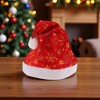 Unique Bargains Christmas Hat Thin Single-layer Snowflake Polyester 11.02"x15.35" 1 Pcs - 2 of 4