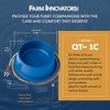 Farm Innovators 1 Quart Plastic Heated Pet Bowl with Anti Chew Cord and 25 Watts of Power for Rabbits, Dogs, Cats, and All Breed Sizes, Blue - 3 of 4