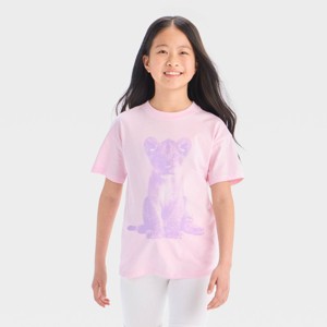 Girls' Short Sleeve Oversized Graphic T-Shirt - Cat & Jack™ - 1 of 4