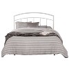 Hillsdale Furniture Full/Queen Julien Metal Headboard with Frame White: Spindle Design, Transitional Decor - 3 of 4