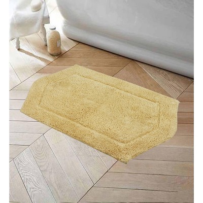21"x34" Waterford Collection Yellow Cotton Tufted Bath Rug - Home ...