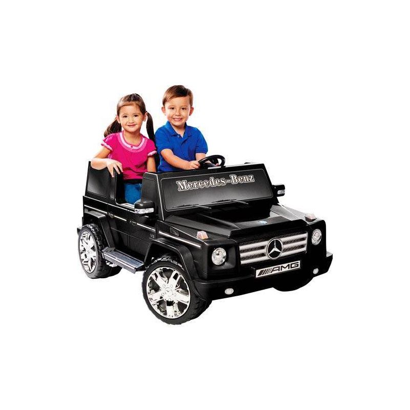 Kid Motorz 12V Mercedes Benz G55 Two Seater Powered Ride-On - Black, 1 of 5