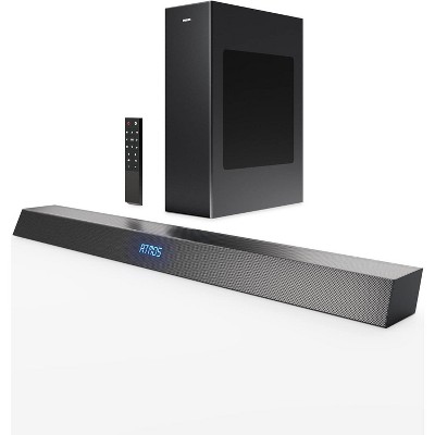 PHILIPS 2.1 Wireless soundbar with subwoofer, Dolby Atmos DTS Play-Fi Compatible 240W Home Theater