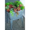 Gulches 20.5*20.5*21" Large Perryman Galvanized Tub On Stand, for Plant Pot/Planter/Metal Ice Buckets - 3 of 4