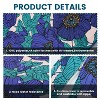 ARTPLAN Deep Seat Outdoor Cushion,Set 24"x24"x6" ,18x24" Bench Outdoor Chair Cushions, Polyester Fill Back for Patio Furniture ,Square - 3 of 4