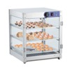 5-Tier Countertop Pizza Warmer Display Case, Stainless Steel Food Heater with Adjustable Lighting for Restaurant, Food Truck, Concession Stand - 3 of 4