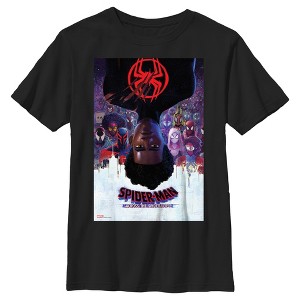 Boy's Spider-Man: Across the Spider-Verse Miles Morales Movie Poster T-Shirt - 1 of 4