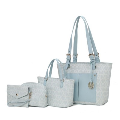 MKF Collection Havenly Women’s Tote Bag, Mini Tote Bag, Pouch and Wallet by Mia K