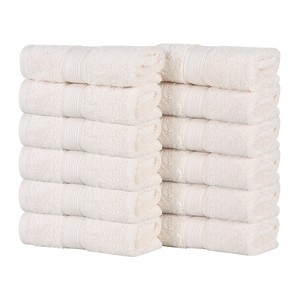 Organic Cotton Medium Weight Solid Towel Set by Blue Nile Mills - 1 of 4