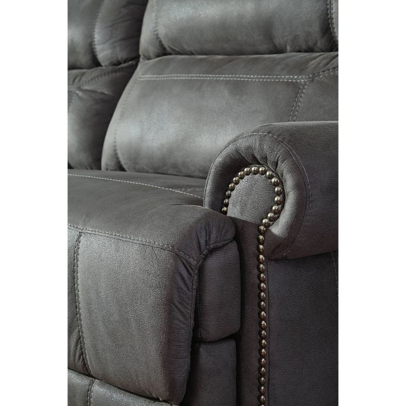 Austere 2 Seat Recliner Sofa Gray - Signature Design by Ashley, 4 of 7
