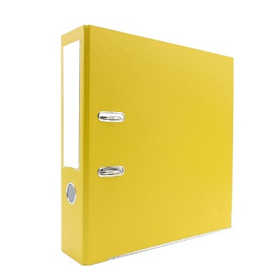 Bindertek 2-Ring 3-Inch Premium Binders Yellow EFN-YE