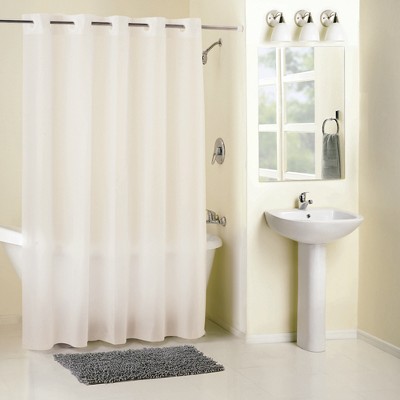 Hookless Shower Stall Curtain Target, Hookless Shower Curtain Liner Stall Size