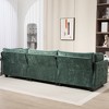 SKRAN Cloud Couch Sofa with Storage & Deep Seat, 3-Seater Sofa Bed W/Pillows for Apartment Office Living Room, Easy Assembly - 4 of 4