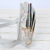 Anna-Kaci Trendy Clear Transparent Women's Shoulder Bag with Iridescent Trim - 3 of 4