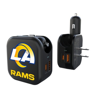 NFL NFC Teams Text Backdrop 18-Watt 2 in 1 USB A/C Charger