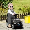 INFURNIC Baby Walkers Kids Ride On SUV Style Sliding Car with Horn Music Hidden Storage Anti Dumping System, Black, 26.8"*12"*16.3" - 3 of 4