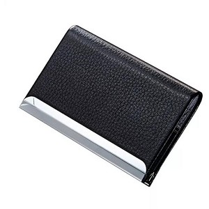 Kitcheniva PU Leather Metal Business Card Holder - 1 of 3
