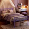 Twin Bed Frame, Metal Platform Bed Frame with Headboard and Footboard, 12.2 Inch Bed Frame with Strong Metal Slats Support, Under Bed Storage - 3 of 4