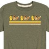 Boys' - Pokémon - Pikachu Eevee Friends Retro Stripe Short Sleeve Graphic T-Shirt - 2 of 4