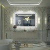 Apmir Super Bright Front & Back LED Lighted Anti-Fog Aluminum Alloy Framed Tempered Glass Bathroom/Vanity Mirror with ETL & 3-Year Warranty - 2 of 4