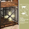 Petrimins Dog Crate Furniture, 48" Dog Kennel for Large Breed, Heavy Duty Wooden End Table with 3 Drawers, Chew-Resistant Steel Tubes - 3 of 4