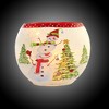Stony Creek 6.25 In Festive Snowman Oval Vase Electric Pre-Lit Christmas Novelty Sculpture Lights - 4 of 4