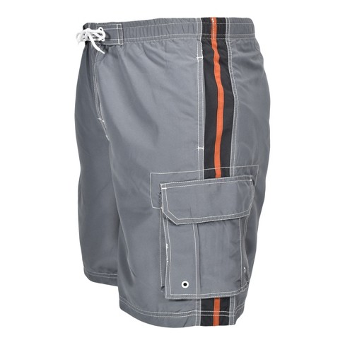 Mens swim trunks with pockets on sale