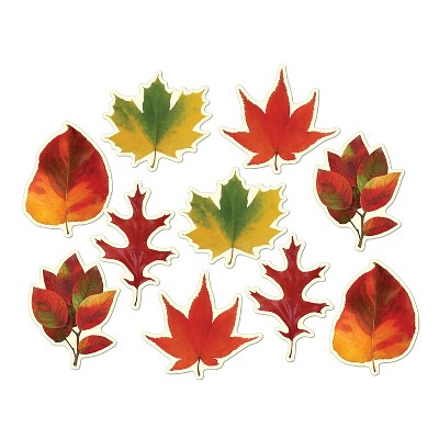 Beistle 4" - 4 3/4" Mini Leaf Cutouts 70/Pack 99096