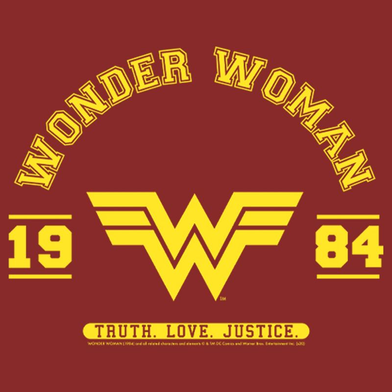 Womens Wonder Woman 1984 Ww Collegiate T-shirt : Target Womens Wonder Woman 1984 WW Collegiate T-Shirt