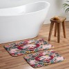 Deny Designs Burcu Korkmazyurek Summer Botanical Monogram Memory Foam Bath Mat - 4 of 4