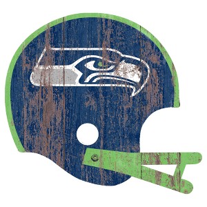 NFL Fan Creations Distressed Helmet Cutout Sign - 1 of 1