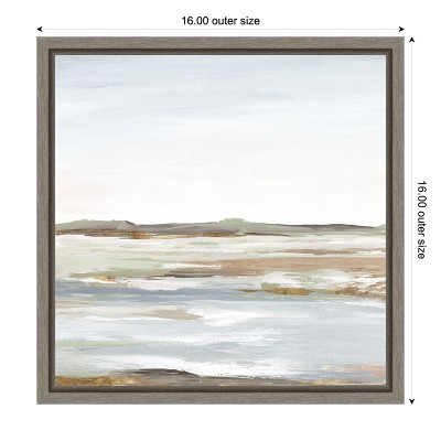 Eva Watts Landscape Abstract Canvas Print in Neutral Tones