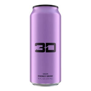 3D Grape Energy Energy Drink - 16 fl oz Can - 1 of 2