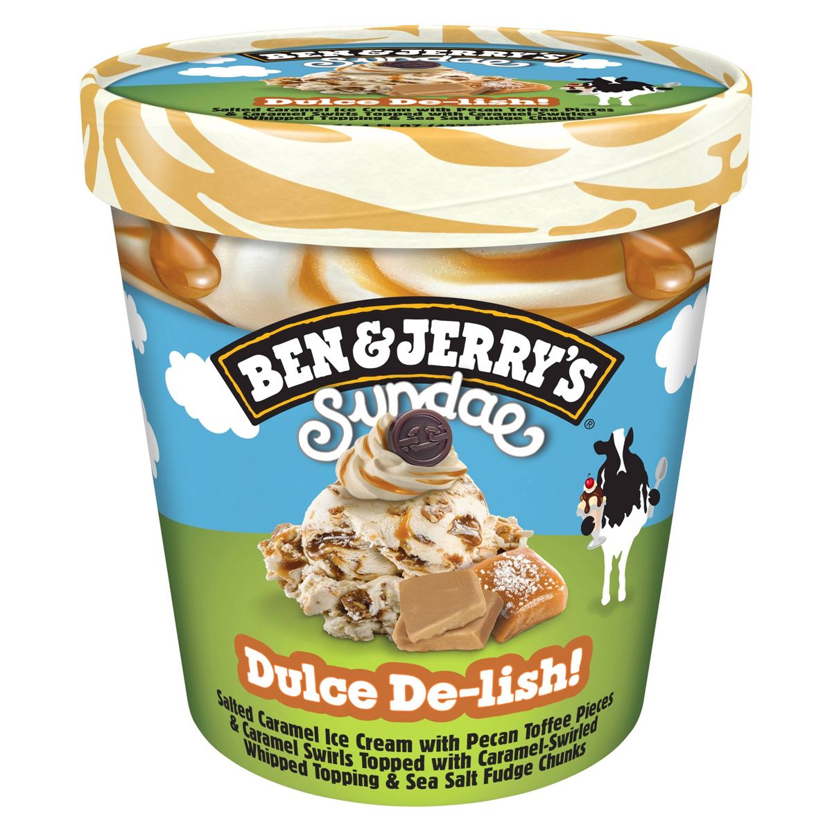 Ben & Jerry's Dulce Delish Sundae - 14.44 fl oz: Fair Trade Certified