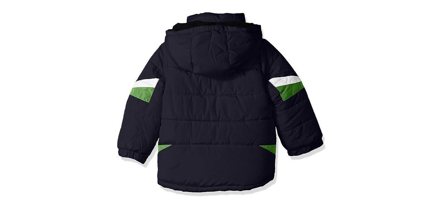 Куртка London Fog Active Puffer Jacket Winter Coat, Super Navy для мальчиков, цвет: Тёмно-синий — фото 3