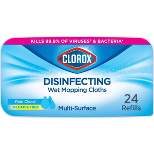 Clorox Rain Clean Disinfecting Mopping Cloth - 24ct
