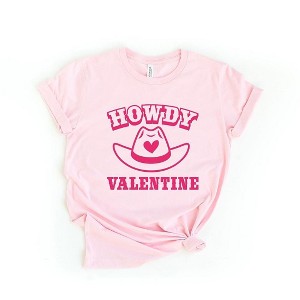 Simply Sage Market Women's Howdy Valentine Short Sleeve Graphic Tee - 1 of 4