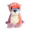 Aurora Small River Otter Mini Flopsie Adorable Stuffed Animal Purple 9" - 2 of 4
