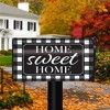 Home Sweet Home Checkers Spring Magnetic Mailbox Cover Standard Briarwood Lane - 2 of 3