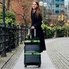 Fosmon 2 Pack Travel Luggage Straps for Suitcases, Travel Hardside Luggage Straps with Buckle - Green - 2 of 4