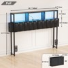Aheaplus Upholstered Headboard with Storage Bags - 4 of 4