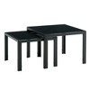 NicBex Modern Square Nesting Coffee Table Set of 2 with Metal Frame for Living Room and Bedroom - 4 of 4