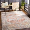 Livabliss 6'7"x9' Alanya Traditional Machine Washable Rug Brown: Flat Pile, Indoor, Medallion Pattern - 4 of 4